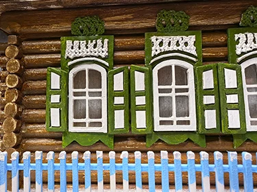Бревенчатый дом в снегу фото 19
